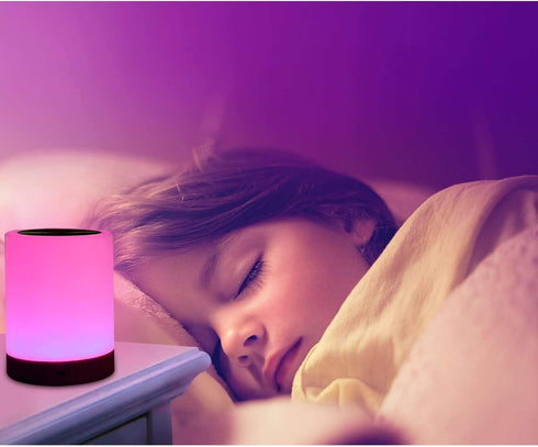 UNIFUN Dimmable 2800K-3100K Night Light, Touch Lamp for Bedrooms Living Room Portable Table Bedside Lamps