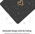 Seorsok Square Aesthetic Cute Heart Mouse Pad, Waterproof Funny Mouse Mat, Non-Slip Rubber Base for Wireless Mouse -