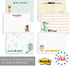 Cute Animal Pun Sticky Note Pads / 4" x 3" Clever Sticky Notes/Set of 6 Pads / 50 Sheets Per Pad/Trendy Gift Idea/Made in The USA by Gotcha Covered Notebooks