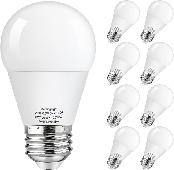 MorningLight Dimmable A15 LED Light Bulb 75 Watt Equivalent, A15 Warm White