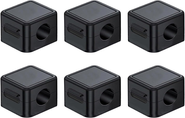 YOXIER Cable Organizer,Magnetic Cable Clips,6 Pack Magnetic Desk Cable Clips Management, Hide Phone