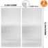 CKVIHAV 2Pcs 430 6" 12" 1/32" Inch 20GA(0.80MM) 430 Stainless Steel Sheet Metal x x Metal Plates for Magnetic Mount