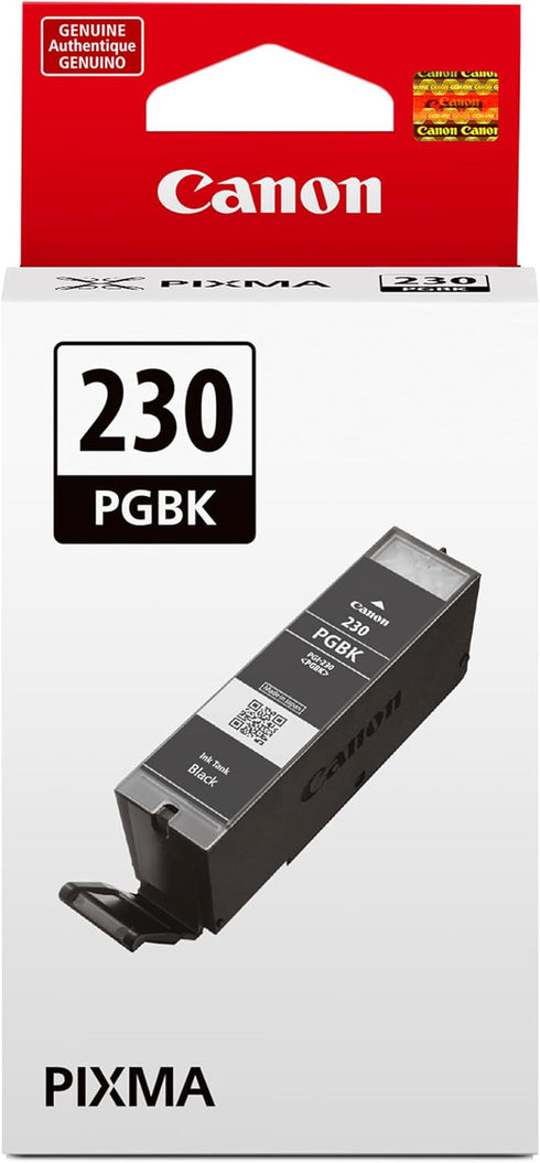 Canon PGI-230 Genuine Pigmant Black Ink Tank, Compatible with PIXMA TS8820 Printers