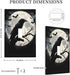 HTSAHKV 3 5 Inch Gothic Raven Crow Moon Wall Plate Light Switch Cover Single Gang Outlet Faceplate Print Plate Cover X