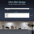 Lighting,5 Pack Indoor,3 Dimmable,Magnetic Closet Counter Under Cabinet Rechargeable Motion Sensor Light Colors Lights