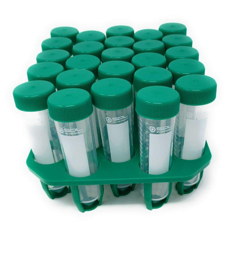 SPL 50ml Conical Centrifuge Tube PP/HDPE with PP Racks, Sterile, Non-pyrogenic, Non-cytotoxic, DNase/RNase-Free, Human