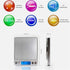 LCD Portable Mini Electronic Digital Scales, 3000g/0.1g Pocket Case Postal Kitchen Jewelry Weight Balance