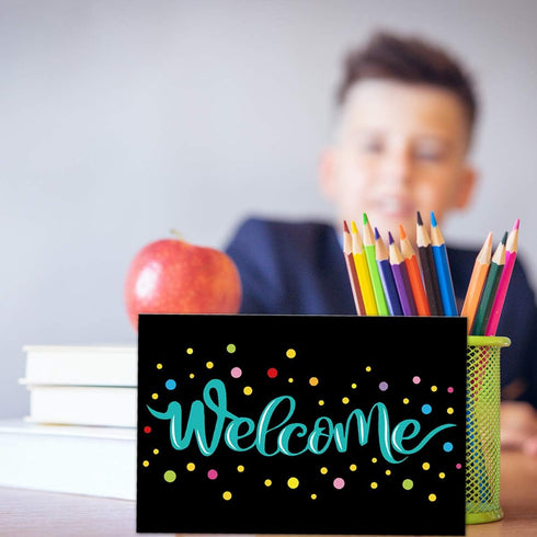 ceiba tree Chalkboard Welcome Postcards - Colorful Welcome to Our Class Cards for Kids Back to School