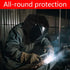 YCD 2 Set Piece Welding Helmet FR Cotton Front Bib & Rear Extended Hood with Press-In Seal, Full Protection, Fits Most