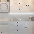 (2) Black Base Underwater Scene with School of Tuna Pattern Cabinet Knobs, Drawer Pulls for Dresser Cupboard Wardrobe