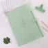 SKYDUE Expanding File Folder with 5 Pockets, Aesthetic Accordion File Organizer, Portable Document Organizer, Pea Green
