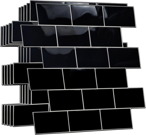 WALPLUS Upgraded Backsplash Tile Peel and Stick for Kitchen Wall Stick On