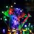 18.6Ft 50 G12 LED Colorful Mini Globe String Lights Ball Christmas Tree Lights for Small Tree Crafts Garden Fence