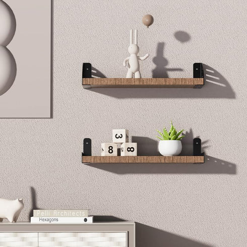 SIUUNEI 2 Pack 4x5 inch(10x12cm) Triangle Floating Shelf Brackets, Metal Corner Brace Angle Bracket, Space-Saving