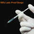 U-100 1/2ml Syringe with Needle, 31G 5/16" 8mm, Disposable Pack of 100