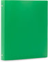 Blue Summit Supplies 3 Ring Plastic Binders, 1 Inch Light Flexible Plastic, Assorted Colors, 6-Pack