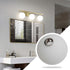 4.7 KCO Lighting Frosted White Glass Globe Shade Replacement Frosted White Glass Lampshade Cover for Light Fixtures