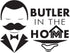 Butler in the Home Sticky Notes, 12 Pack 3"x3" Light Blue and Gold Glitter Border, 50 Sheets/Pad