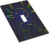 HTSAHKV 3 5 Inch Rainbow Axolotl Wall Plate Light Switch Cover Single Gang Outlet Faceplate Print Plate Cover X