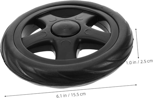 2pcs Cabilock Lightweight Rolling Cart Wheels for Shopping Trolley Small Stair Climbing Replacement Casters Easy
