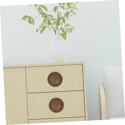 DOITOOL Chinese Zodiac Brass Console Table Plate Decorative Cabinet for Bathroom Storage and Pantry Antique Finish