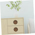 DOITOOL Chinese Zodiac Brass Console Table Plate Decorative Cabinet for Bathroom Storage and Pantry Antique Finish