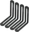 Zreneyfex 4 Pcs Stainless Steel Reinforced L-Shape Corner Brackets Shelf Support Board Connection