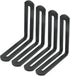 Zreneyfex 4 Pcs Stainless Steel Reinforced L-Shape Corner Brackets Shelf Support Board Connection