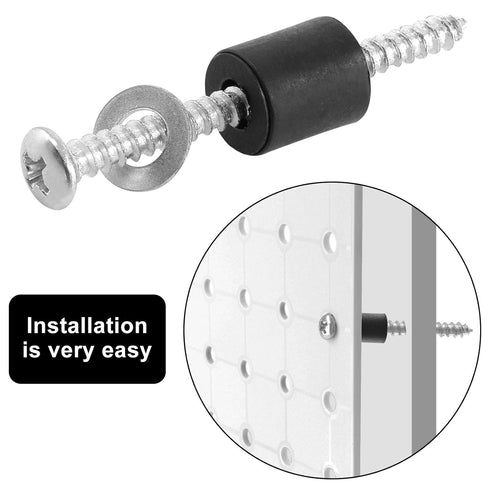 24 Set (72Pcs) Pegboard Mounting Hardware Kit, Accessories Include Screws, Spacers, Washers for 1/4 & 1/8 Inch