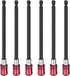 6pcs 150mm Magnetic Screwdriver Bits Holder Extension - Quick Release Drill Bit Chuck Adapter with 1/4" Hex Shank for
