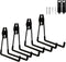 BRCRXW Garage Hooks Heavy Duty, 4 Pack Large Square Steel Garage Storage Hooks