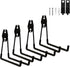 BRCRXW Garage Hooks Heavy Duty, 4 Pack Large Square Steel Garage Storage Hooks