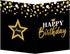 Jumbo Birthday Card, Giant Guest Book for Happy Birthday Party Decorations, Gifts for Office Teacher - Large 14 x 22