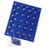 3 PCS 50 Well Centrifuge Tube Rack for 10ml/15ml/50ml Laboratory Plastic Tube Holder (Deep Blue, Orange, Light Blue)