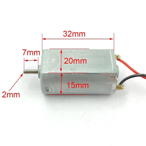 CFNXKTWBR 1pc FK-180SH-10400 12V-24V 180 5000RPM-10000RPM Small Micro Motor for Electric Shaver Toy Car Boat DIY(Model