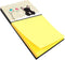Caroline's Treasures Christmas Presents Between Friends French Bulldog Brindle Sticky Note Holder, Multicolor (BB2481SN)