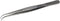 Lab Tweezers High Precision Forceps - 6" Fine Strong Curved Point Stainless Steel Tweezers