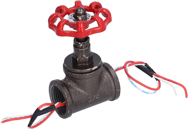 Retro Industrial 3/4in Stop Valve Rotating Light Switch, Unique Design for Table Pipe Lamp, Steampunk