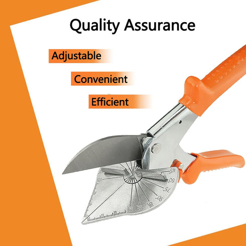 Miter Shears, Angular Cutting Molding with Miter Gauge, Multifunctional Molding Cutter for Easy Cutting Angles