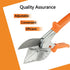 Miter Shears, Angular Cutting Molding with Miter Gauge, Multifunctional Molding Cutter for Easy Cutting Angles