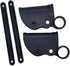 MCMUZKZS Heavy Duty Locking Latch Hinge Pair for 2cm Tube Folding Chairs, Black,