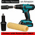 Generic Smart Paint Roller Cleaning & Storage Tool Bundle PowerSpin Pro Roller Cleaner, CleanSweep Pro Paint Squeegee