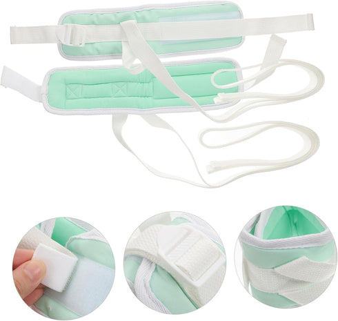 2pcs Set Comfortable Patient Wrist and Ankle Straps - Medical Restraint