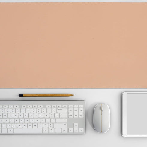 90cm 45cm KALLORY Dual-Sided Desk Pad X Non-Slip Pu Leather and Cork Desk Protector Writing Mat Large Blotter