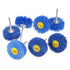 7 Pack Abrasive Nylon Wheel Brush for Drill with 1/4" Shank, (80