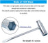 ZLKSKER Replace Combination Screwdriver & Wrench - 13mm x 19mm Chainsaw Scrench Adjustment Tool Socket Wrench