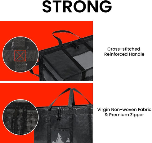 (3XL NZ home Insulated Bags for Food Delivery PRO) Grocery Shopping Cooler Bag, Pizza Delivery, Hot & Cold Catering