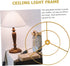 E27 Bulbs NUOBESTY Double Layer Chandelier Lampshade Frame for DIY Ceiling Light Iron Art Support Bracket Compatible