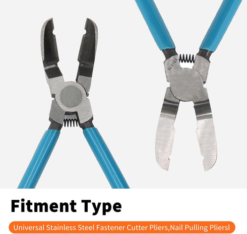 Universal Stainless Steel Fastener Cutter Pliers, Push Pin Pliers, Nail Pulling Pliers
