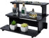 PH PandaHall Wood Display Stand, 3-Tier Wooden Shelf Retail Tabletop Display Riser
